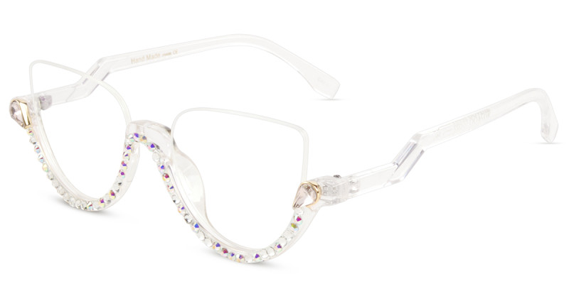 Cateye Rhinestone Frame 