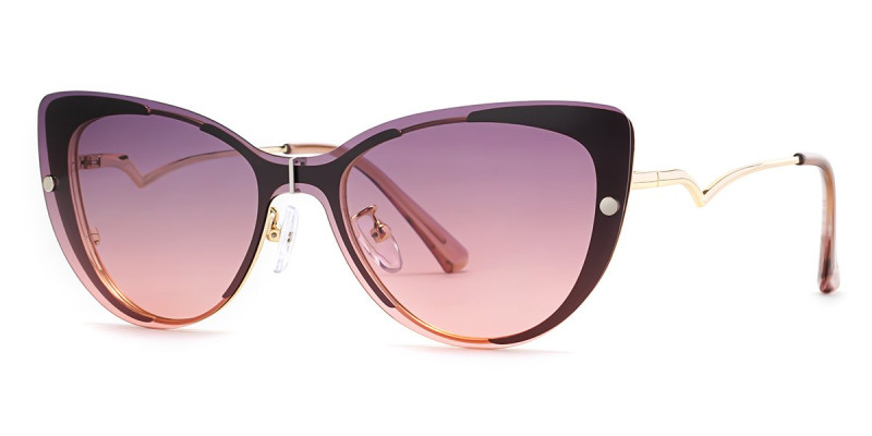 Cateye Purple Frame