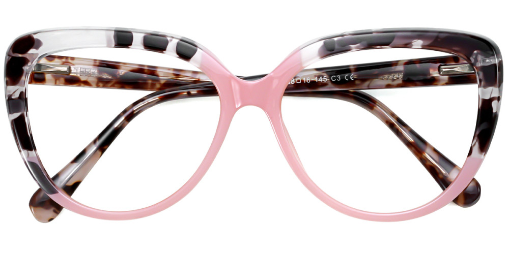 Cateye Pink Tortoise Frame