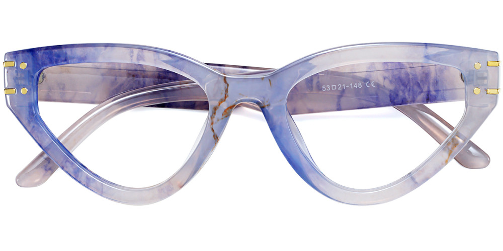 Cateye Blue Tortoise Frame