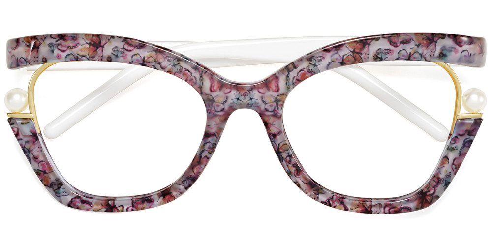 Cateye Floral Frame