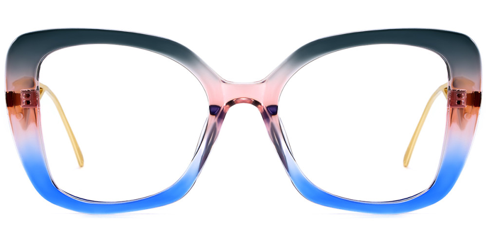 Square Gray-Blue Frame