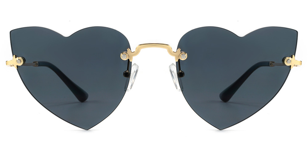 Heart-Shaped Black Frame