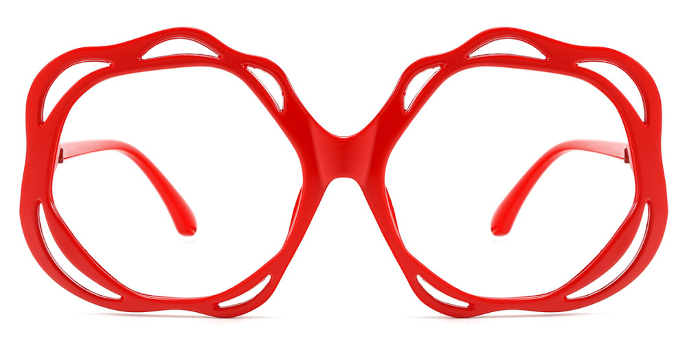 Geometric Red Frame