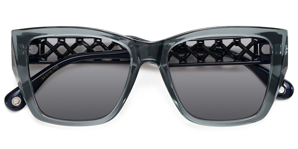 Square Gray Sunglasses