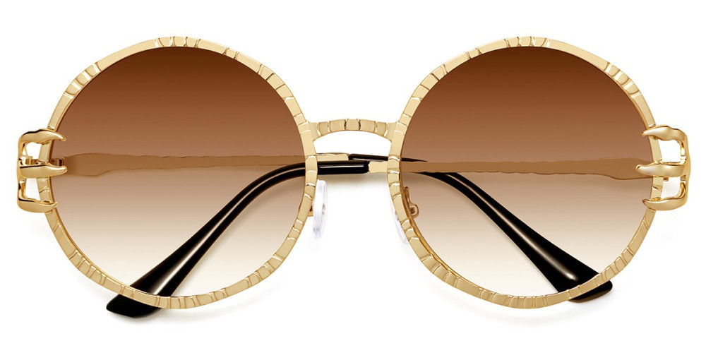 Round Gold Sunglasses