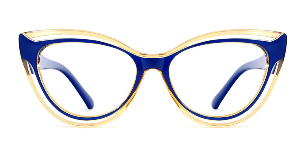 Cateye Blue Frame