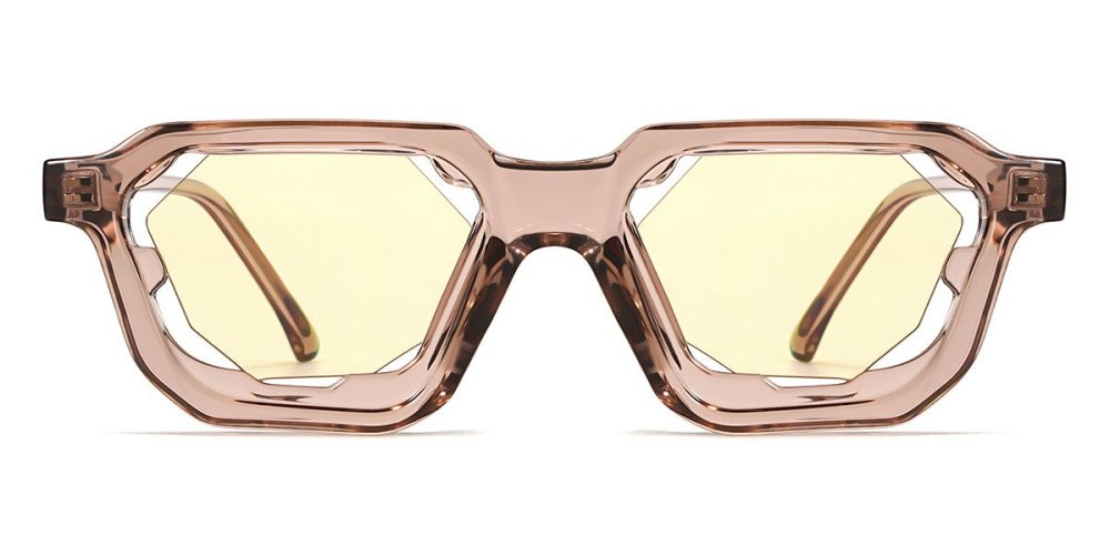 Geometric Pink Sunglasses