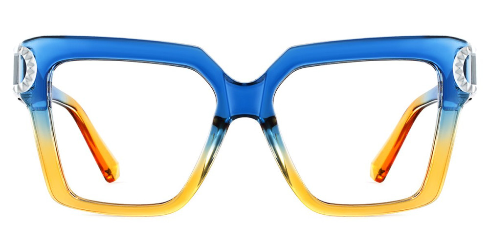 Cateye Blue&Yellow Frame