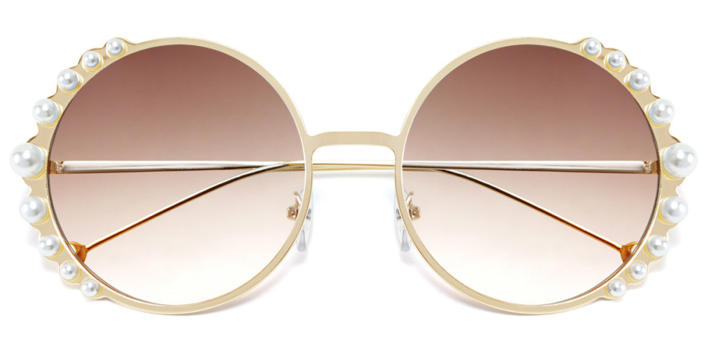 Round Brown Sunglasses