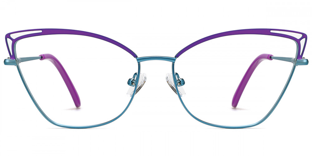 Cateye Purple-Blue Frame