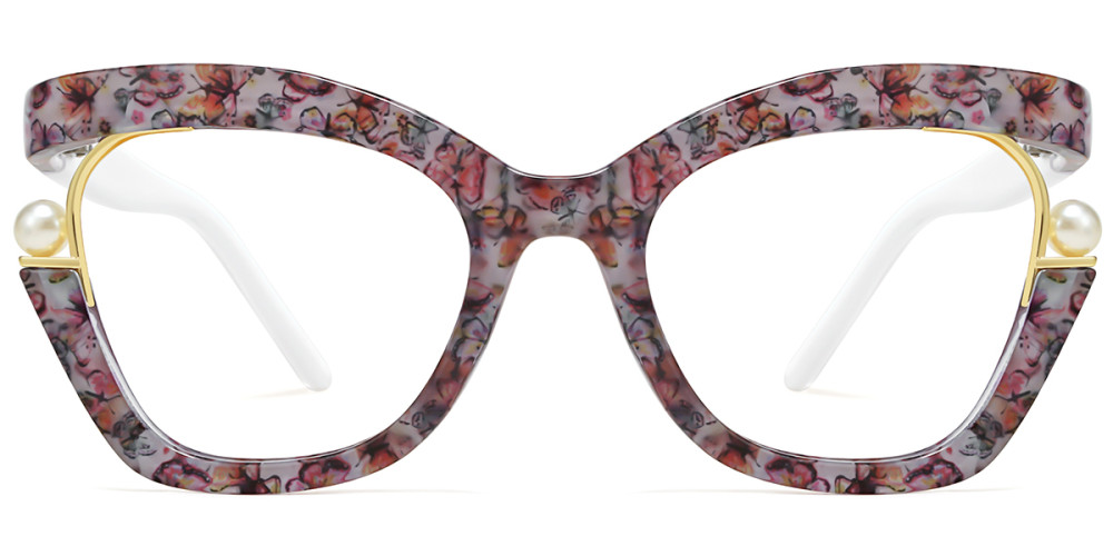 Cateye Floral Frame