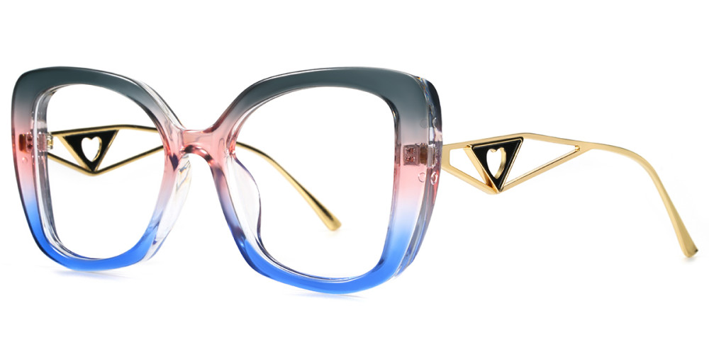 Square Gray-Blue Frame