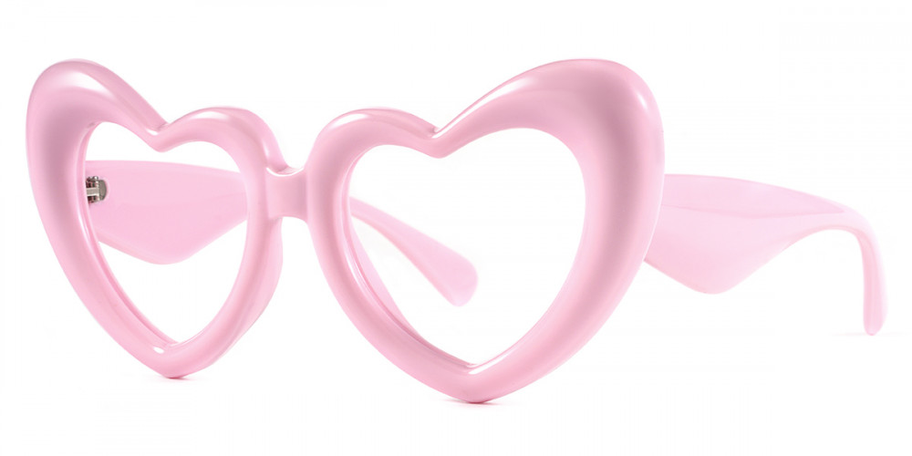 Heart-Shaped Pink Frame