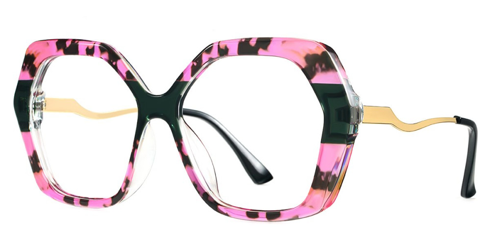 Geometric Pink Frame