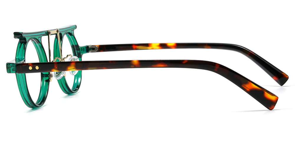 Round Green Frame