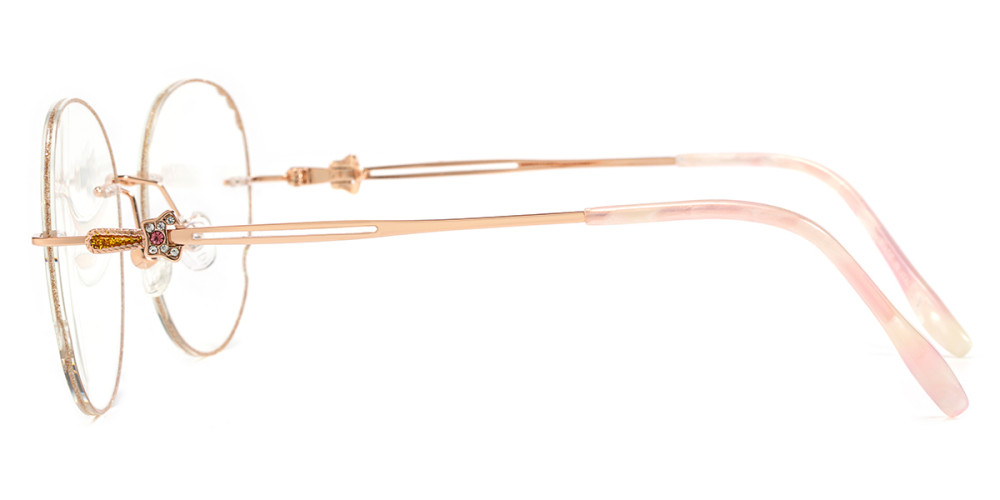Rimless Pink Frame