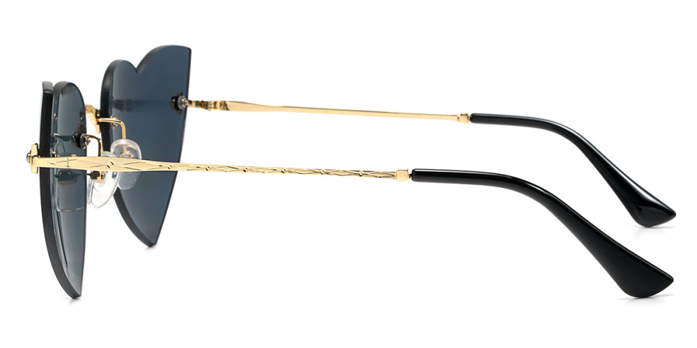 Heart-Shaped Black Frame