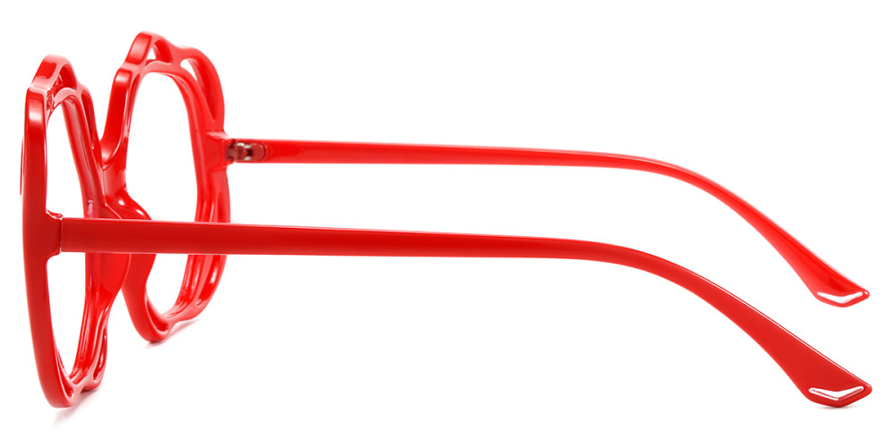 Geometric Red Frame