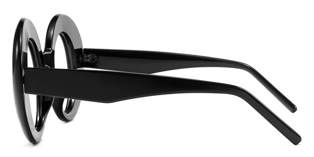 Round Black Frame