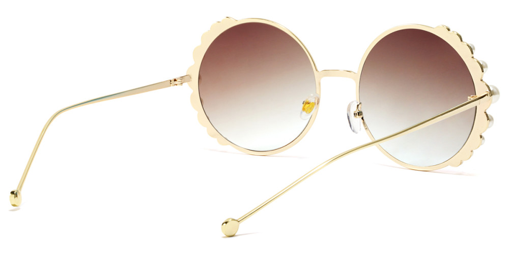Round Brown Sunglasses