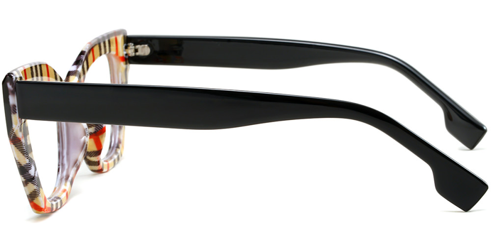 Cateye Black Stripe Frame