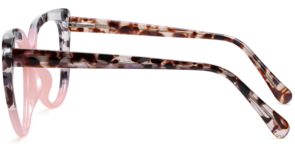 Cateye Pink Tortoise Frame