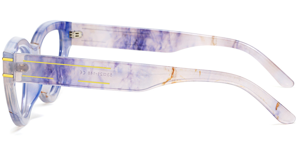 Cateye Blue Tortoise Frame