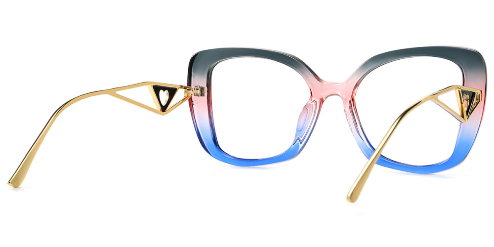 Square Gray-Blue Frame