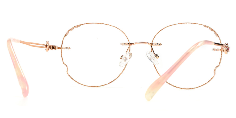 Rimless Pink Frame