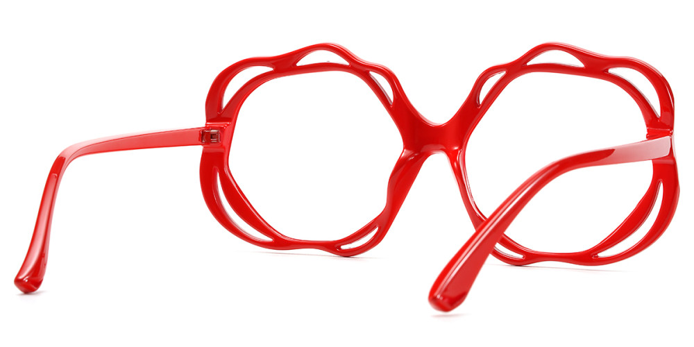 Geometric Red Frame