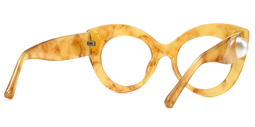 Cateye Yellow Frame