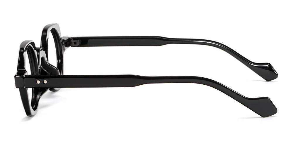 Round Black Frame