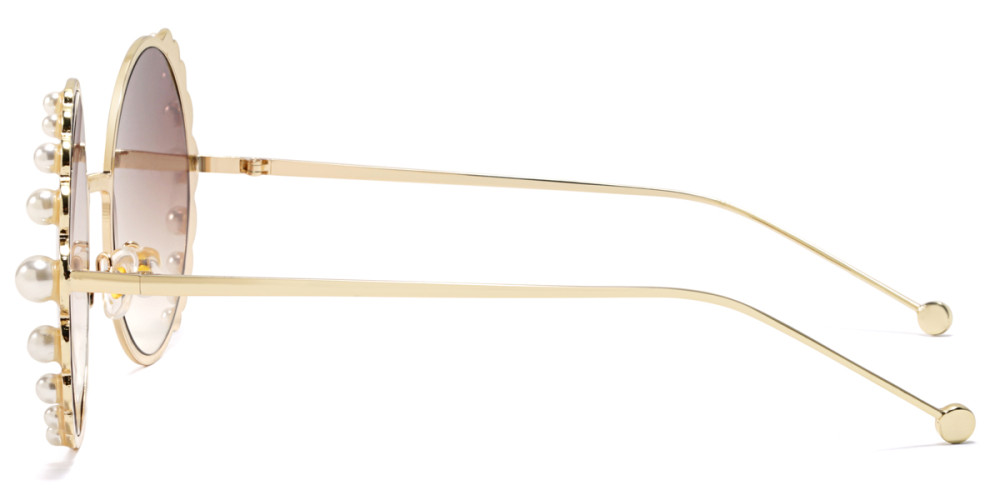 Round Brown Sunglasses