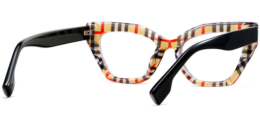 Cateye Black Stripe Frame