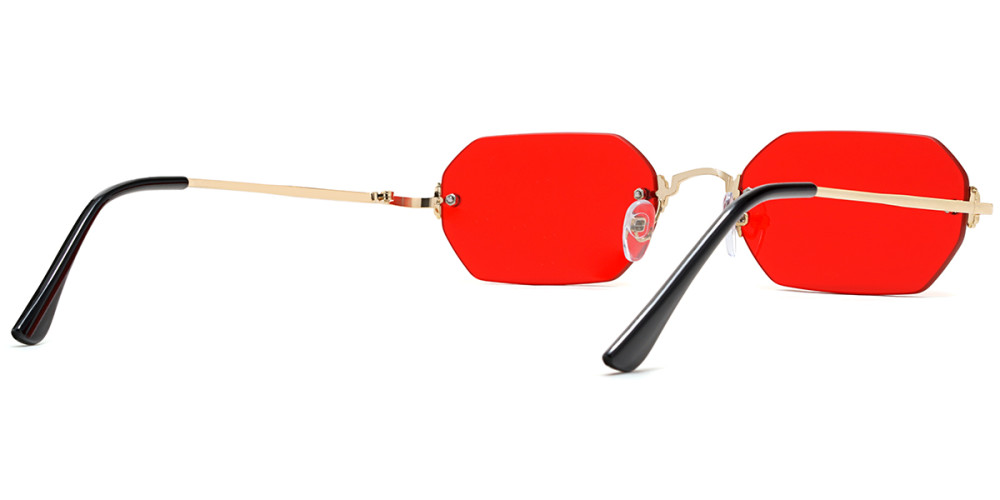 Rimless Gold Sunglasses