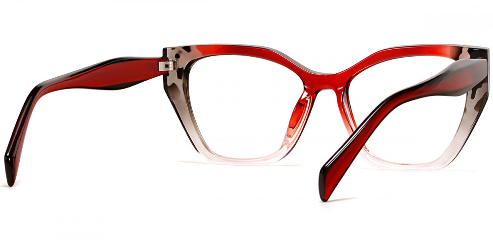 Stella - Cateye Red Prescription Glasses | Ublins