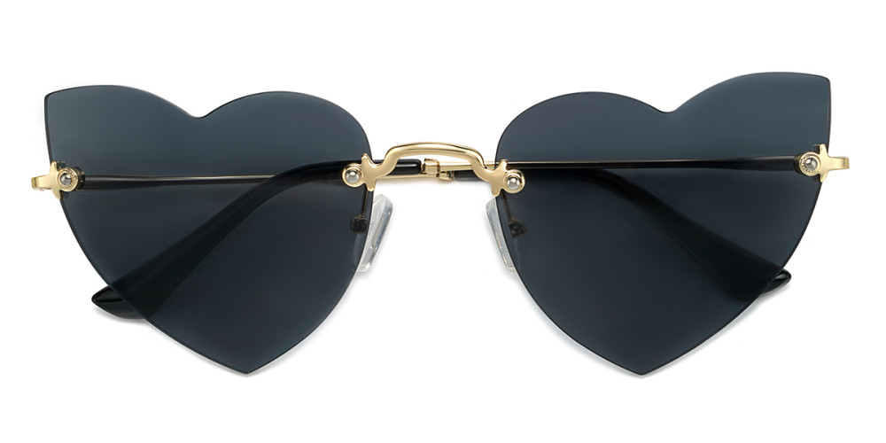 Heart-Shaped Black Frame