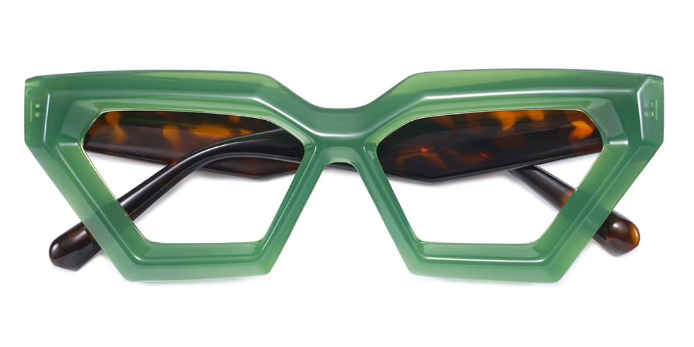 Cateye Green Frame