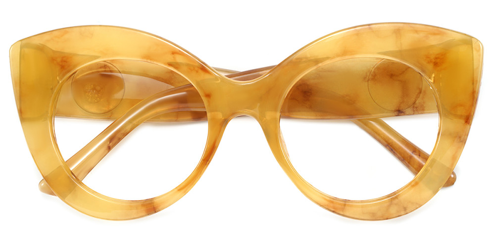Cateye Yellow Frame