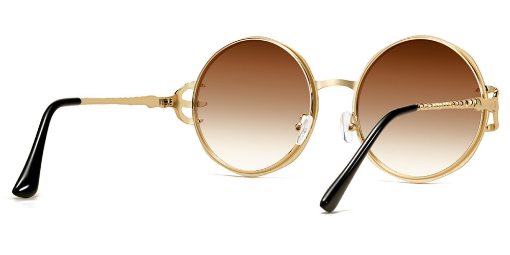 Round Gold Sunglasses