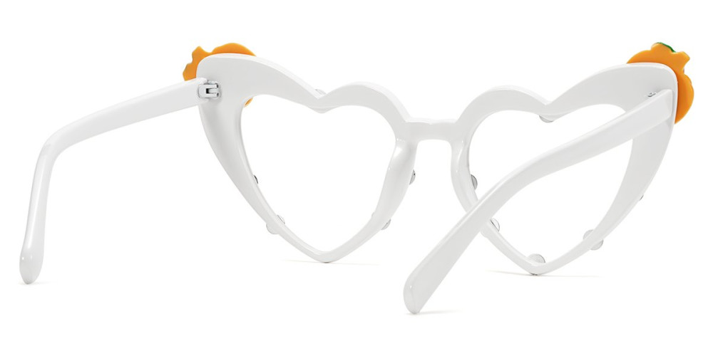 Heart-Shaped Orange Pumpkin Frame