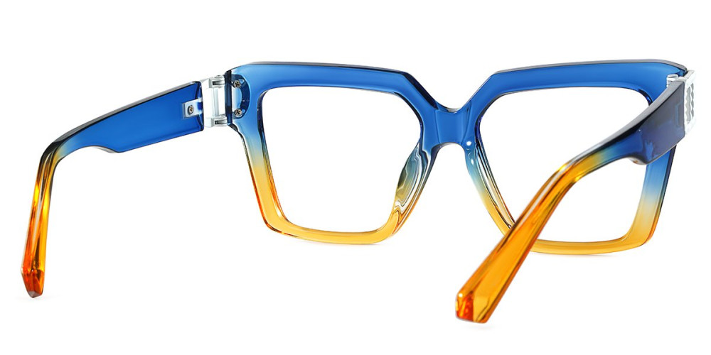 Cateye Blue&Yellow Frame