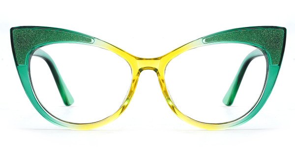 Cateye Green Frame