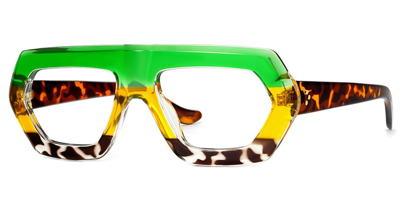 Aviator Green Frame