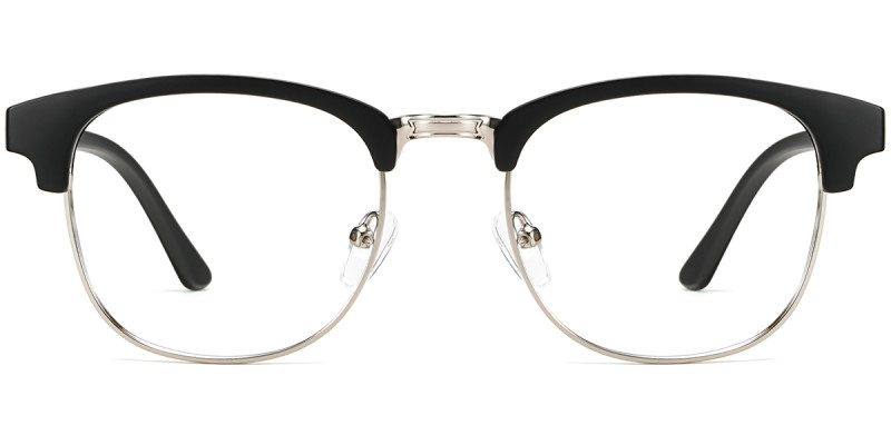 Browline Black Magnetic Snap-On Frame