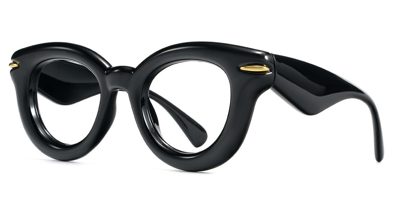 Round Black Frame