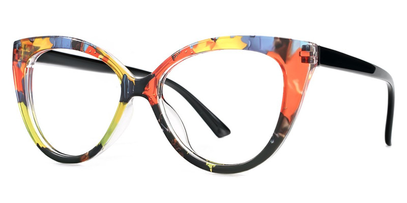 Cateye Floral Frame