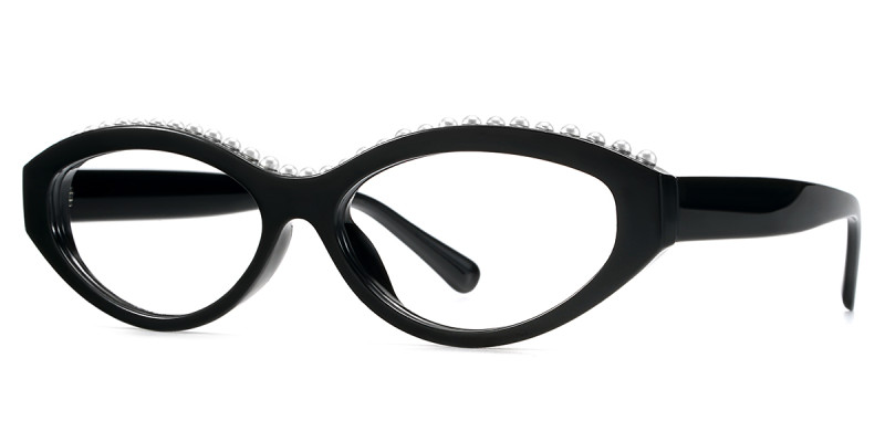 Oval Black Frame