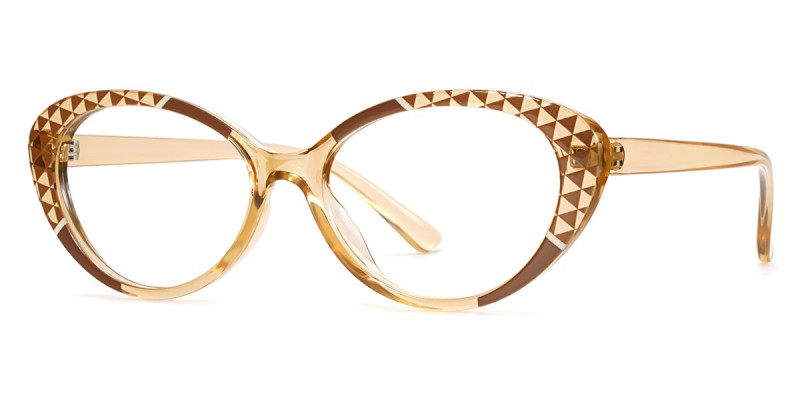 Oval Brown Frame